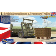Gecko Models 35GM0037 1/35 British Ammo Boxes and Trailer