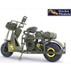Gecko Models 35GM0042 1/35 M53 Scooter Cushman with RL-35 Cable Reel Cart Mod.1944 and US Paratroops. (Set 2)