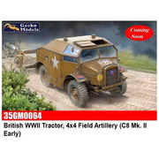Gecko Models 35GM0064 1/35 British WWII Tractor, 4x4 Field Artillery C8 Mk. II Early