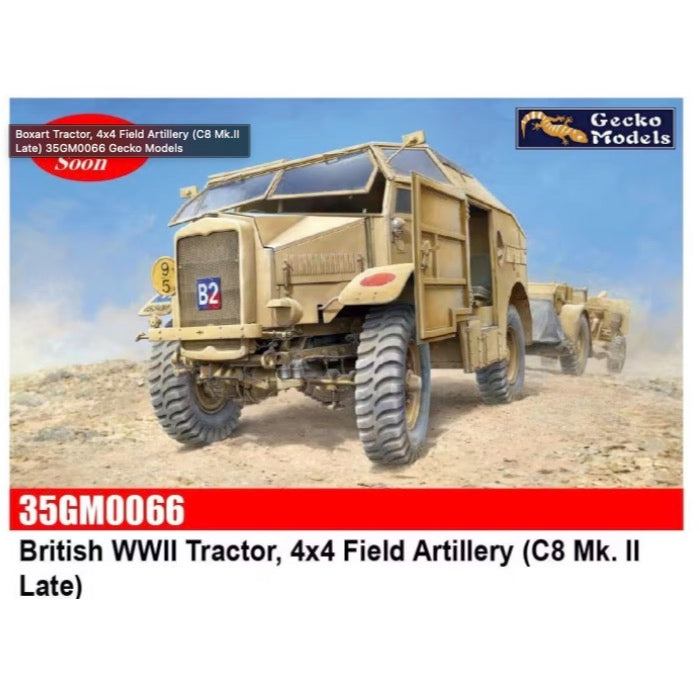 Gecko Models 35GM0066 1/35 British WWII Tractor, 4x4 Field Artillery C8