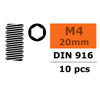G-Force 0105-013 Set Screw M4x20 Steel (10 pcs)