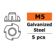 G-Force 0149-003 Blind Nut M5 Galvanised Steel (5 pcs)