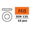 G-Force 0154-009 Washer M8 Galvanised Steel (10 pcs)