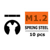G-Force 0158-001 E-Clips 1.2mm Spring Steel (10 pcs)