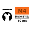 G-Force 0158-006 E-Clips 4mm Spring Steel (10 pcs)