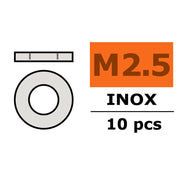G-Force 0254-003 Washer M2.5 Inox (10 pcs)