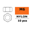 G Foce Nut M6 Nylon (10 pcs)