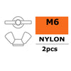 G-Force 0304-003 Wing Nut M6 Nylon (2 pcs)