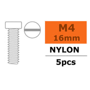 G-Force 0310-007 Pan Head Screw M4x16 Nylon (5 pcs)