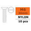 G-Force 0311-014 Countersunk Screw M6x30 Nylon (5 pcs)