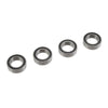 G-Force 0500-009 Chrome Ball Bearing ABEC 3 rubber shielded 6X10X3 - MR106-2RS (4 pcs)