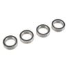 G-Force 0500-017 Chrome Ball Bearing ABEC 3 rubber shielded 10X15X4 - 6700-2RS (4 pcs)