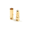 G-Force 1000-006 4mm Gold Connector Short Male + Female (4pairs)