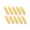 G-Force 1330-001 Gold Plated Battery Bars 18.5mm (10pcs)