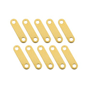 G-Force 1330-001 Gold Plated Battery Bars 18.5mm (10pcs)