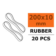G-Force 2000-007 Wing Rubber Bands 200 x 10mm (10pcs)