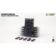 Gamers Grass GGB-AIR25 Alien Infestation Bases Round 25mm 10pc