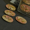 Gamers Grass GGB-BLO60 Battle Ready Badlands Bases Oval 60mm 4pc