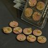 Gamers Grass GGB-BLR32 Battle Ready Badlands Bases Round 32mm 8pc