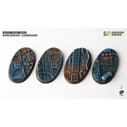 Gamers Grass GGB-SPO60 Spaceship Corridor Bases Oval 60mm 4pc