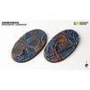 Gamers Grass GGB-SPO90 Spaceship Corridor Bases Oval 90mm 2pc