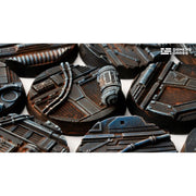 Gamers Grass GGB-SPR32 Spaceship Corridor Bases Round 32mm 8pc
