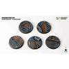 Gamers Grass GGB-SPR40 Spaceship Corridor Bases Round 40mm 5pc