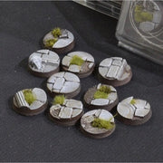 Gamers Grass GGB-TR25 Battle Ready Temple Bases Round 25mm 10pc