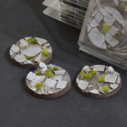 Gamers Grass GGB-TR50 Battle Ready Temple Bases Round 50mm 3pc