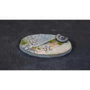 Gamers Grass GGB-UWO75 Battle Ready Urban Warfare Bases Oval 75mm 3pc