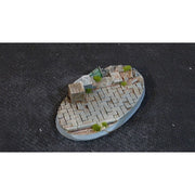 Gamers Grass GGB-UWO75 Battle Ready Urban Warfare Bases Oval 75mm 3pc