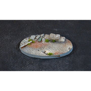 Gamers Grass GGB-UWO75 Battle Ready Urban Warfare Bases Oval 75mm 3pc