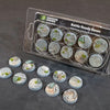 Gamers Grass GGB-UWR25 Battle Ready Urban Warfare Bases Round 25mm 10pc