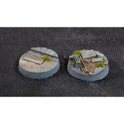 Gamers Grass GGB-UWR25 Battle Ready Urban Warfare Bases Round 25mm 10pc