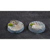 Gamers Grass GGB-UWR25 Battle Ready Urban Warfare Bases Round 25mm 10pc
