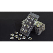Gamers Grass GGB-WR32 Battle Ready Winter Bases Round 32mm 8pc
