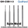 GodHand CSB-1-3 Spin Mold Drill Bit Set 5pc