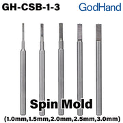 GodHand CSB-1-3 Spin Mold Drill Bit Set 5pc