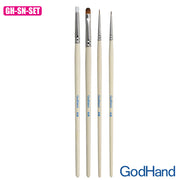 GodHand EBRSP-SN-SET Brushwork Semi-PRO Paint Brush Set 4pc