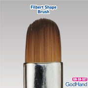 GodHand EBRSP-SN-SET Brushwork Semi-PRO Paint Brush Set 4pc