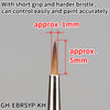 GodHand EBRSYP-KH Short Grip Sharp Point Fine PBT Paint Brush