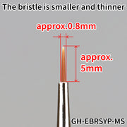 GodHand EBRSYP-MS Short Grip Sharp Point Point S PBT Paint Brush