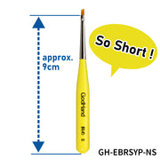 GodHand EBRSYP-NS Short Grip Oblique Brush S PBT Paint Brush