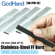 GodHand FFM-10 Stainless-Steel FF Board Width 10mm 4pc