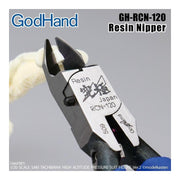 GodHand RCN-120 Precision Resin Carbon Steel Nipper