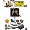 Galaxy Hobby 72A03DG 1/72 M1124 MaxxPro MRAP Vehicle Golden Oak Leaf Set x2