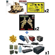 Galaxy Hobby 72A03DS 1/72 M1224 MaxxPro MRAP w/OGPK Turret Double Kit w/OGPK PE Set & Guner Tactical Pack