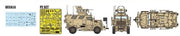 Galaxy Hobby 72A04D 1/72 M1224A1 Maxx Pro MEAP with MRAP Expedient Armor Program Decals
