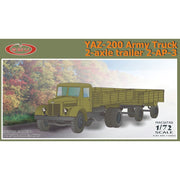 GMU 72001 1/72 YAZ-200 Army Truck With 2-Axle Trailer 2-AP-3