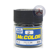 Mr Hobby (Gunze) C002 Mr Color Gloss Black Lacquer Paint 10ml